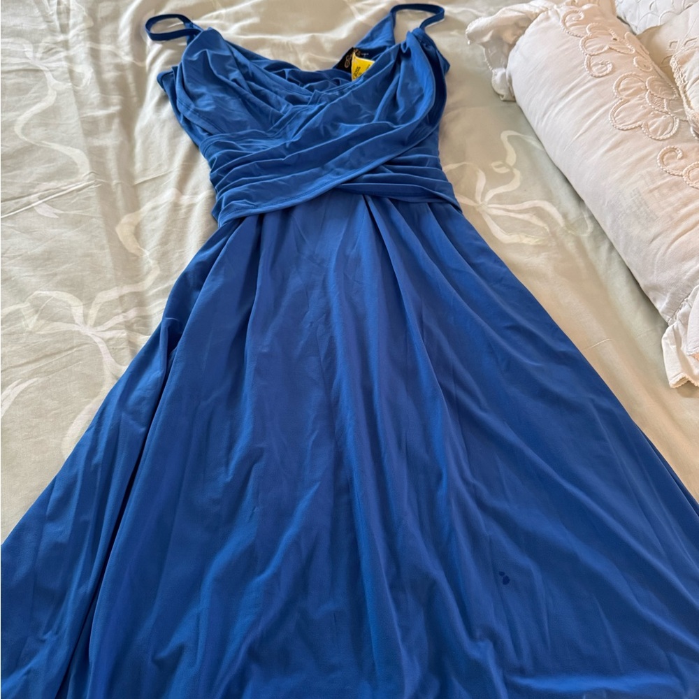 NWT A.B.S. Elegant Blue Women's Dress
